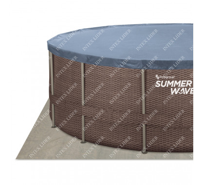 P20-1852-B Каркасный бассейн круглый Summer Waves, 549х132см, фильтр-насос картр 5700 л/ч (P20-1852-B, 56232)