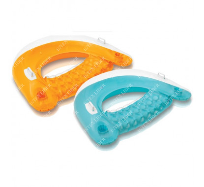58859 Плотик с держателями и надувным дном 152х99см