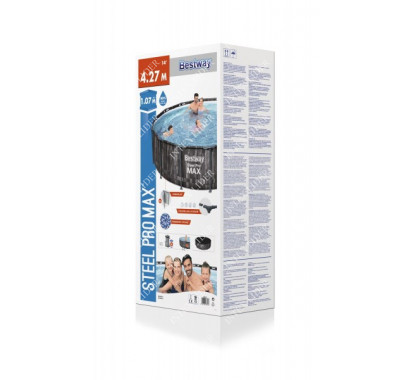 Круглый каркасный бассейн Bestway, 427х107см+фильтр-насос (5614Z)