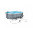 56617 Bestway Овальный каркасный бассейн Power Steel 300 х 200 х 84 см, с ф.-насосом